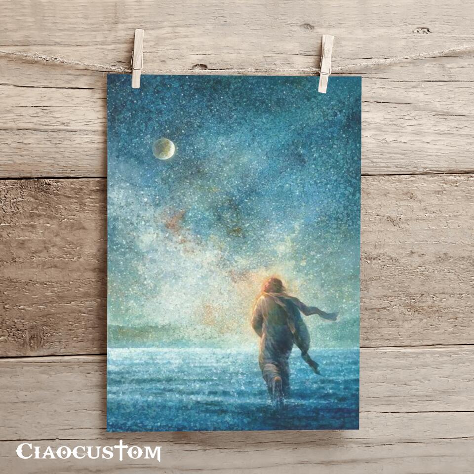 My Father's Painting - Jesus Poster - Jesus Canvas - Christian Canvas Wall Art - Christian Gift - Ciaocustom