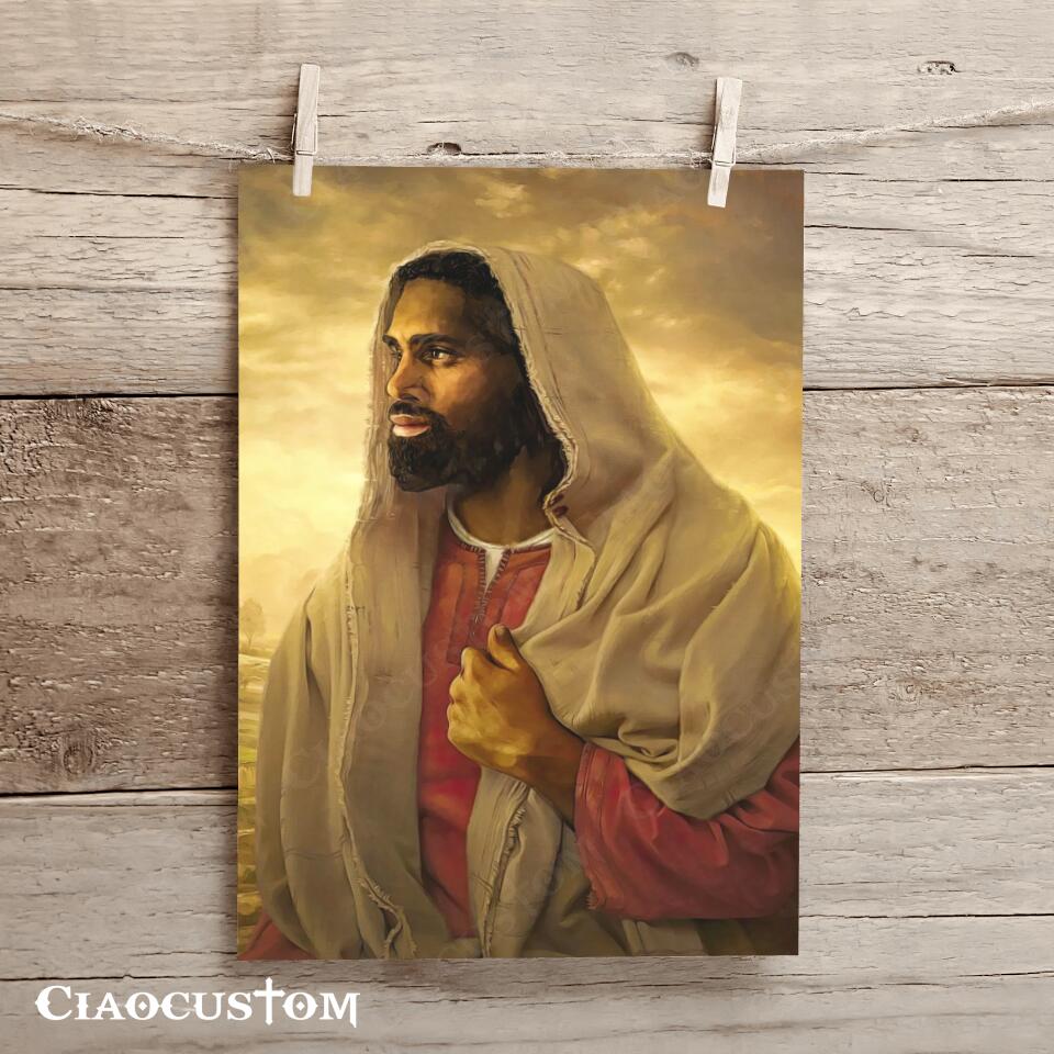 Saviour Of The World - Jesus Painting - Jesus Poster - Jesus Canvas - Christian Canvas Wall Art - Christian Gift - Ciaocustom