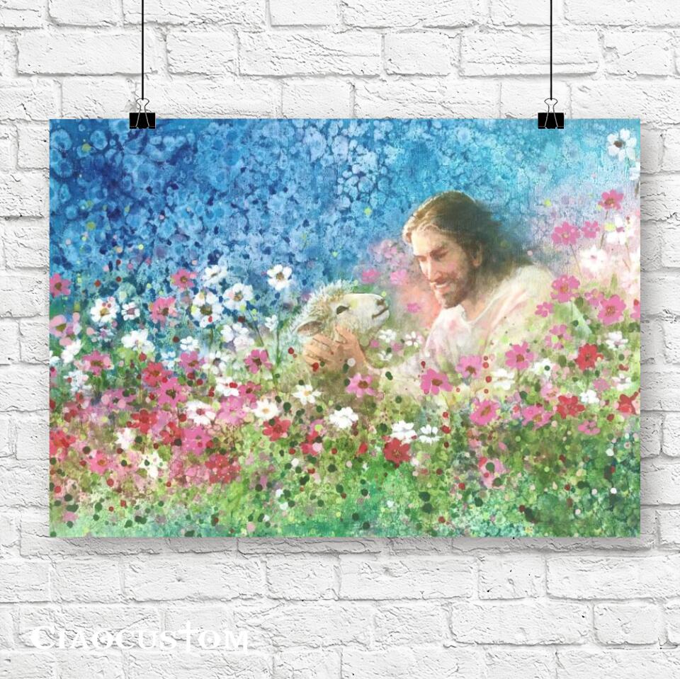 I Will Never Forsake The Original - Jesus Poster - Jesus Canvas - Christian Canvas Wall Art - Christian Gift - Ciaocustom