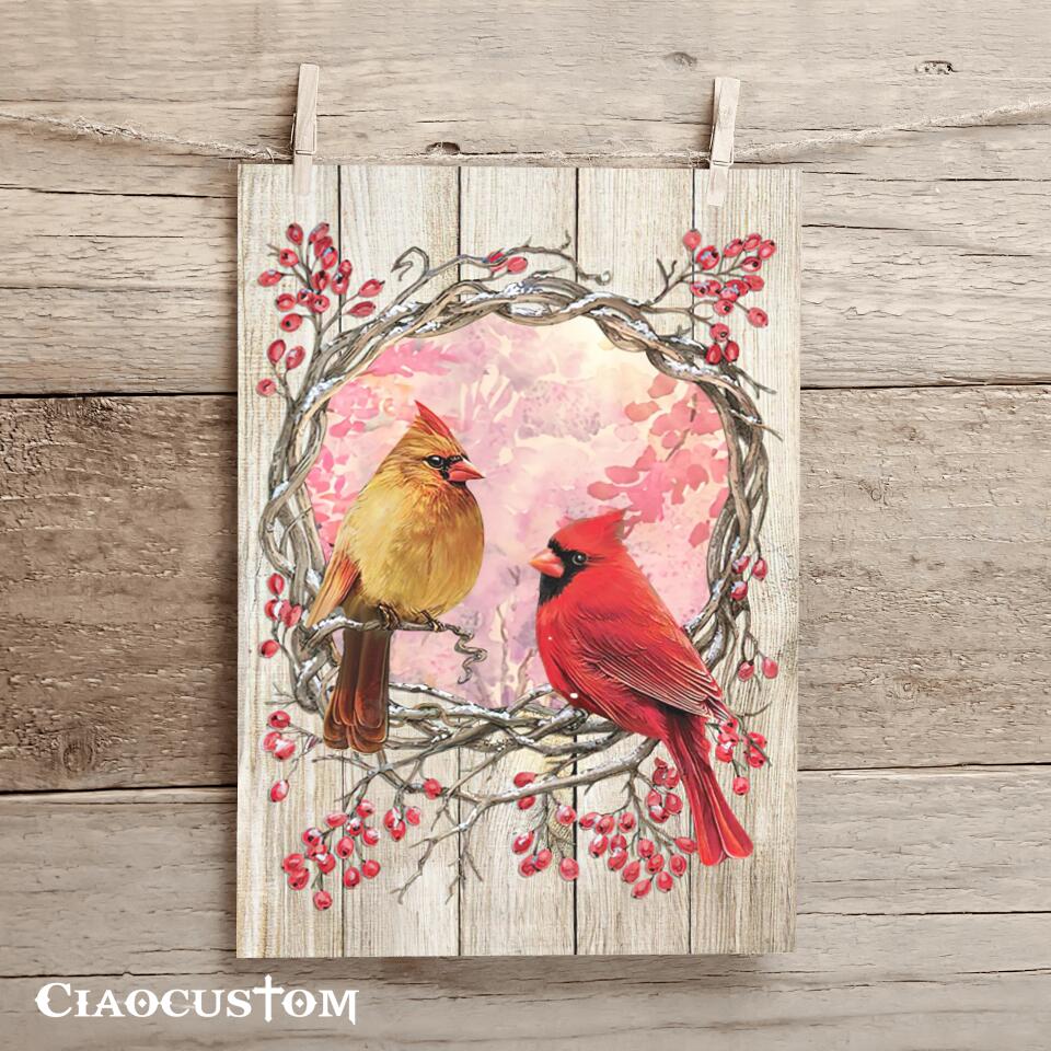 Bible Verse Canvas - I Am Always With You (Cardinal) - Christian Canvas Prints - Faith Canvas - Canvas Wall Art - Ciaocustom