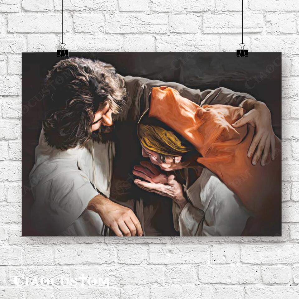 Jesus Canvas Art 21 - Jesus Poster - Jesus Canvas - Christian Gift - Jesus Canvas Painting - Ciaocustom