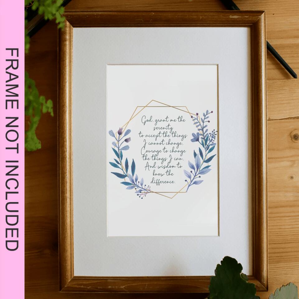 Grant Me Fine Art Print - Christian Wall Art Prints - Bible Verse Wall Art - Best Prints For Home - Gift For Christian - Ciaocustom