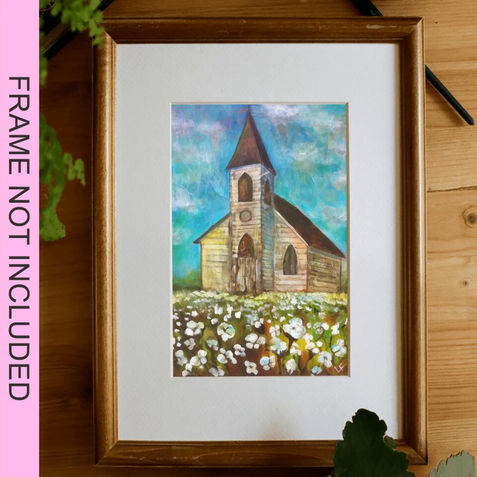 Church - Christian Fine Art Prints - Christian Wall Art Prints - Christian Artwork - Religious Wall Decor - Best Prints For Home - Ciaocustom