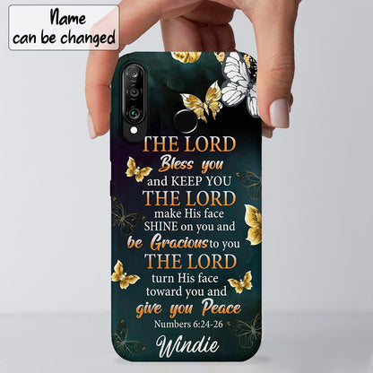 The Lord Bless You - Personalized Phone Case - Christian Phone Case - Jesus Phone Case - Bible Verse Phone Case - Ciaocustom