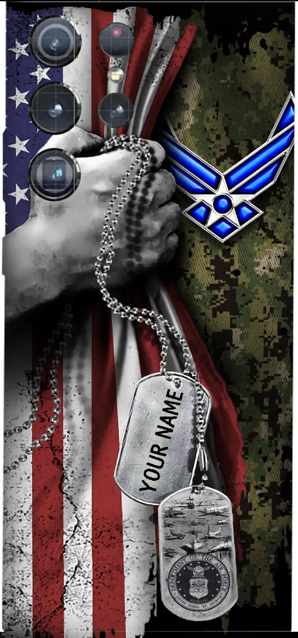 Personalized Veteran Phone Case - Unique Gift With Personalized Name