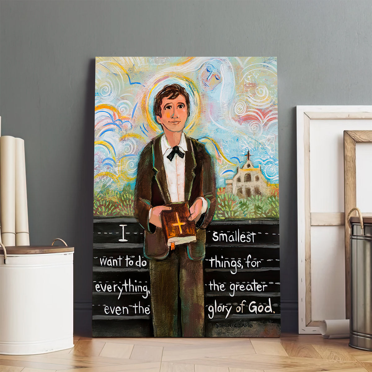 St. Dominic Savio Canvas Posters - Catholic Wall Art - Ciaocustom