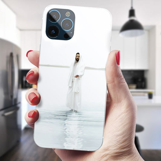 Jesus Come And See Blue - Christian Phone Case - Jesus Phone Case - Religious Phone Case - Ciaocustom