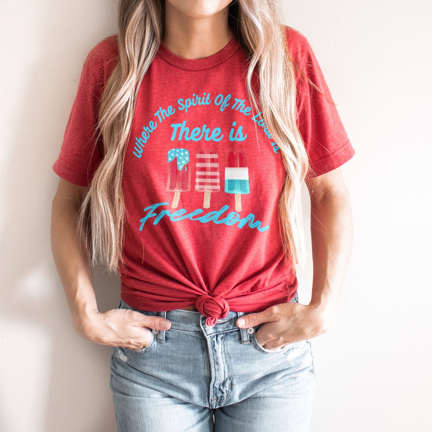 Where the Spirit of the Lord is There is Freedom Tee Shirts For Women - Christian Shirts for Women - Religious Tee Shirts