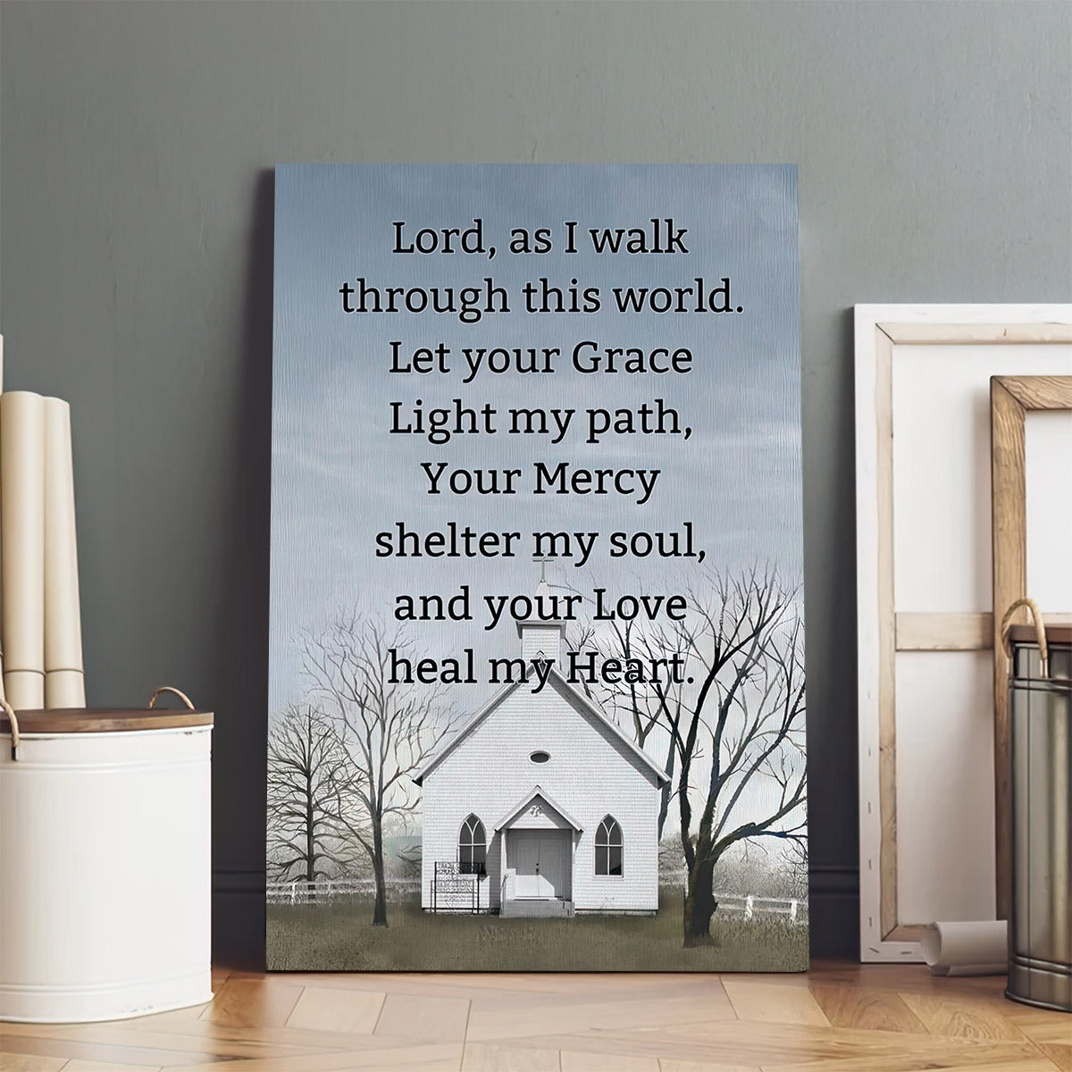 A Daily Prayer Canvas Print Christian Wall Art - Religious Canvas Painting