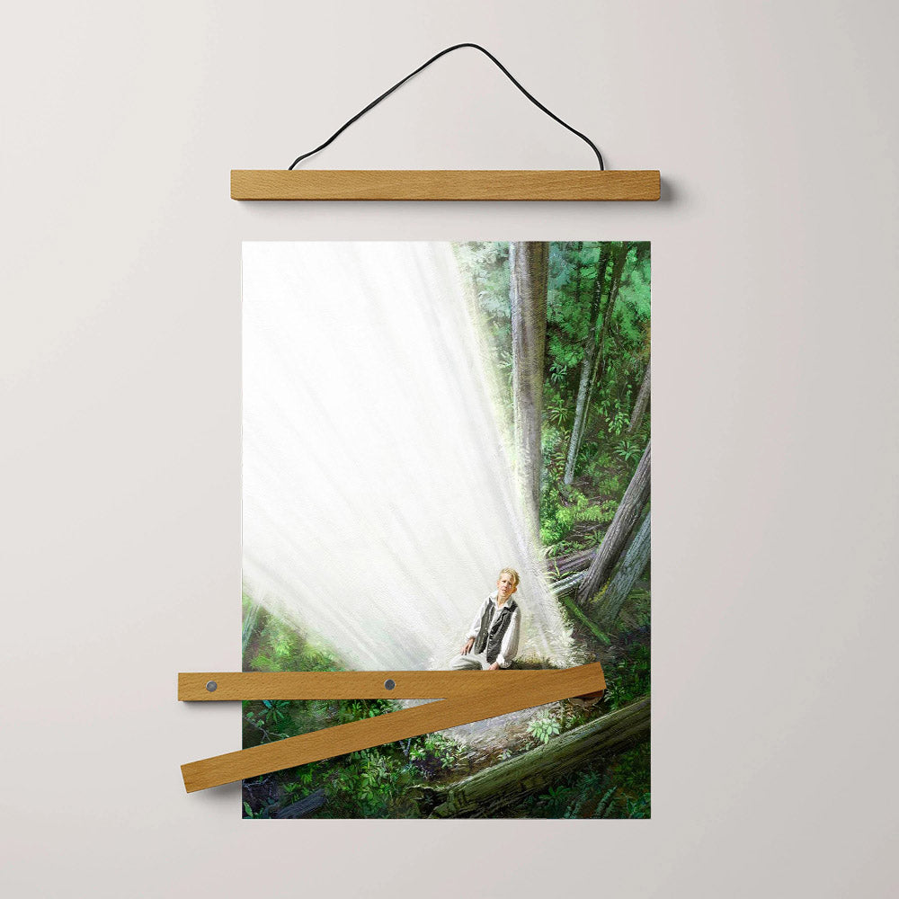 A Pillar Of Light Hanging Canvas Wall Art - Christan Wall Decor - Religious Canvas