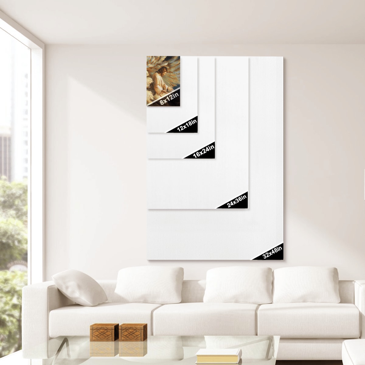 Abstract Art Saving Jesus Canvas, Christian Wall Art, Home Decor, Painting On Canvas