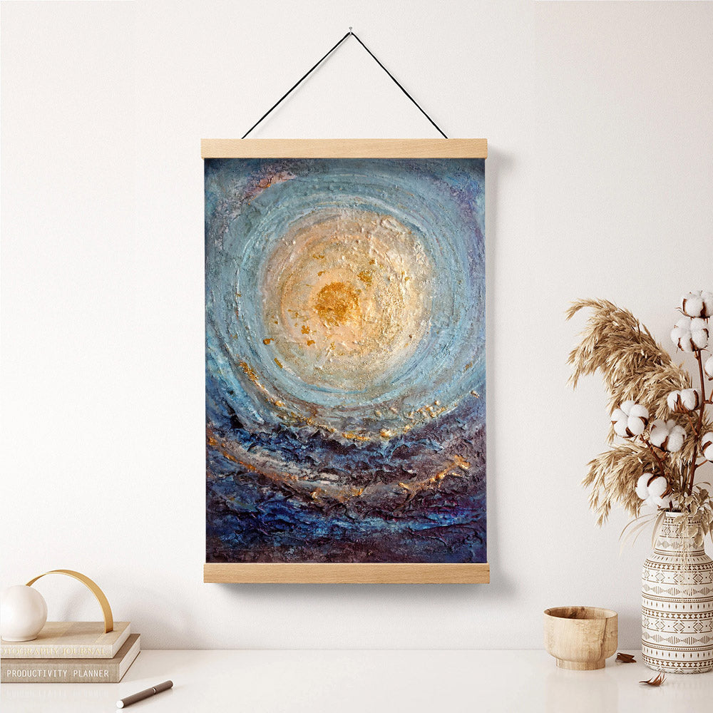 Abstract Original Painting Hanging Canvas Wall Art - Canvas Wall Decor - Home Decor Living Room