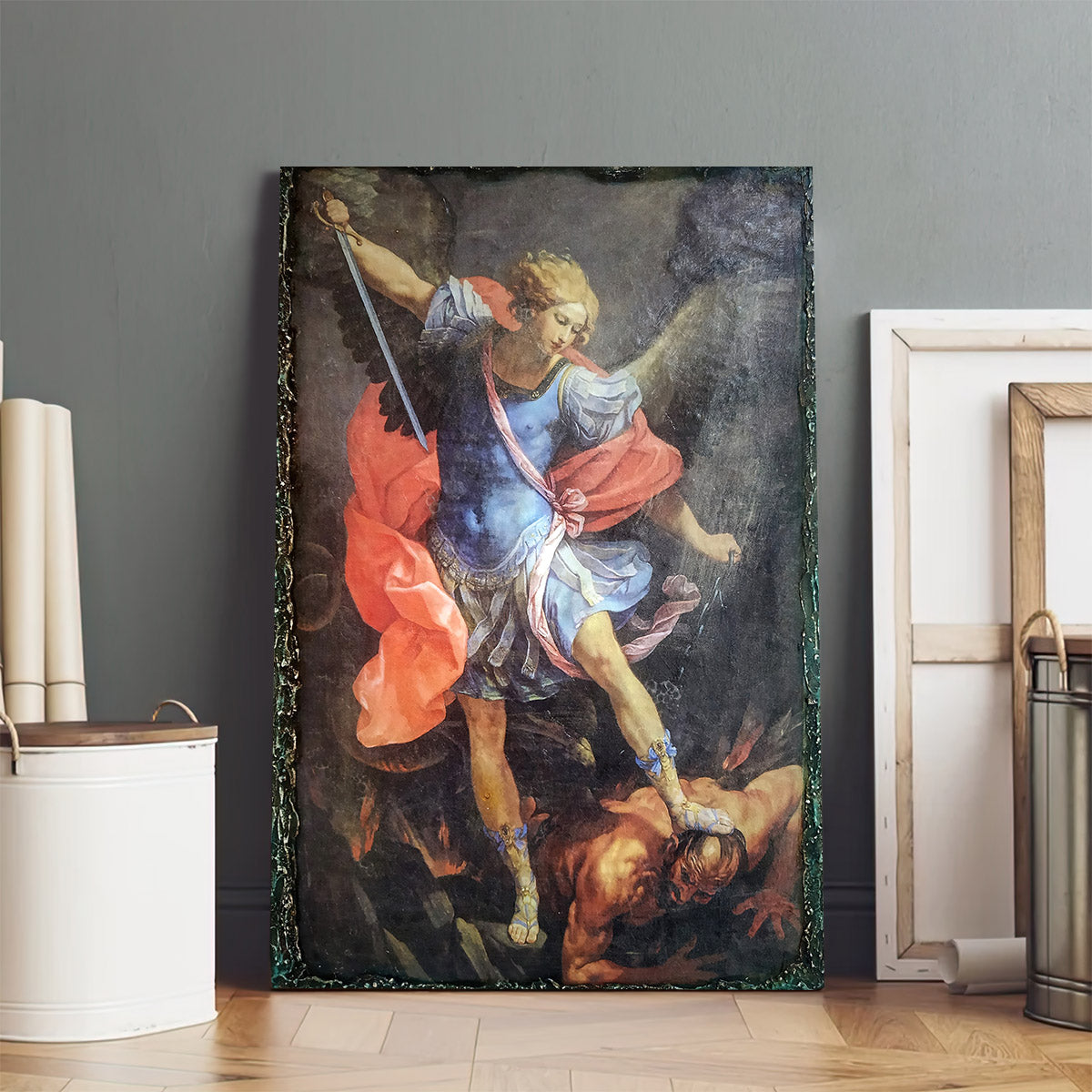 Archangel Gabriel 1 Canvas Wall Art - Catholic Canvas Wall Art - Religious Gift - Christian Wall Art Decor