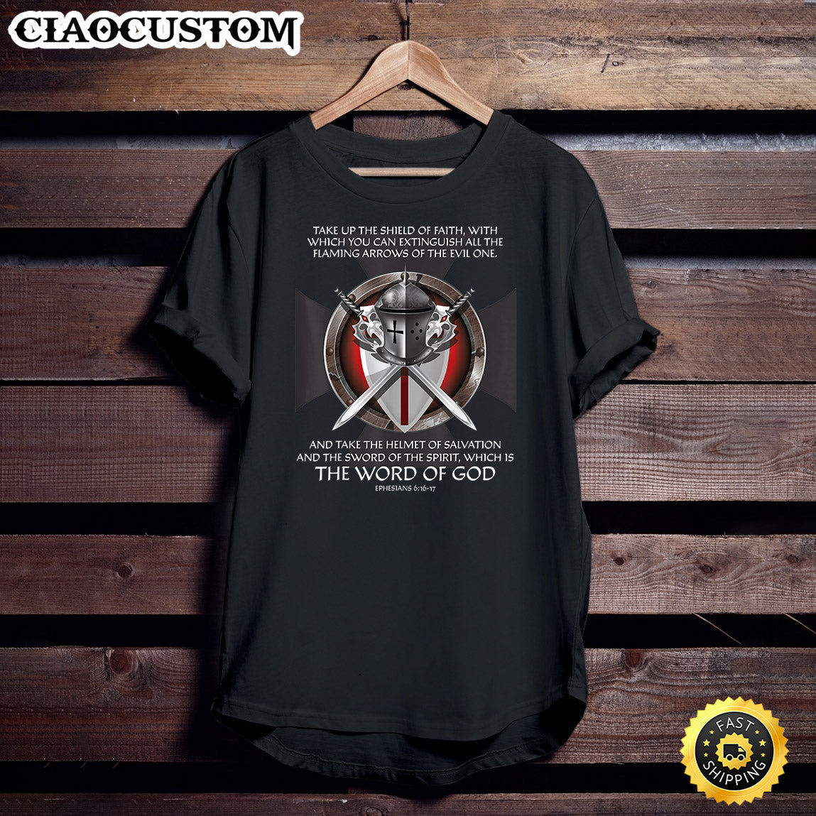 Armor Of God Shirts Men Women Kids Bible Verse T-Shirt - Christian Shirt