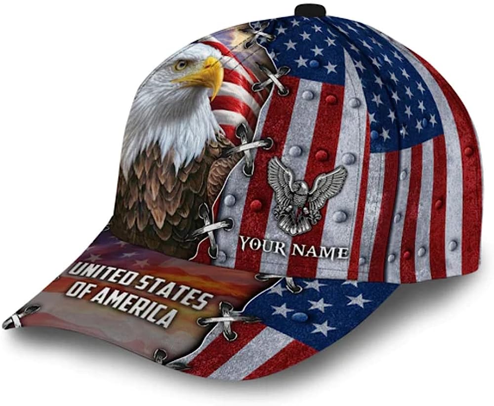 Bald Eagle United States Of America Baseball Cap - Christian Hats for Men and Women
