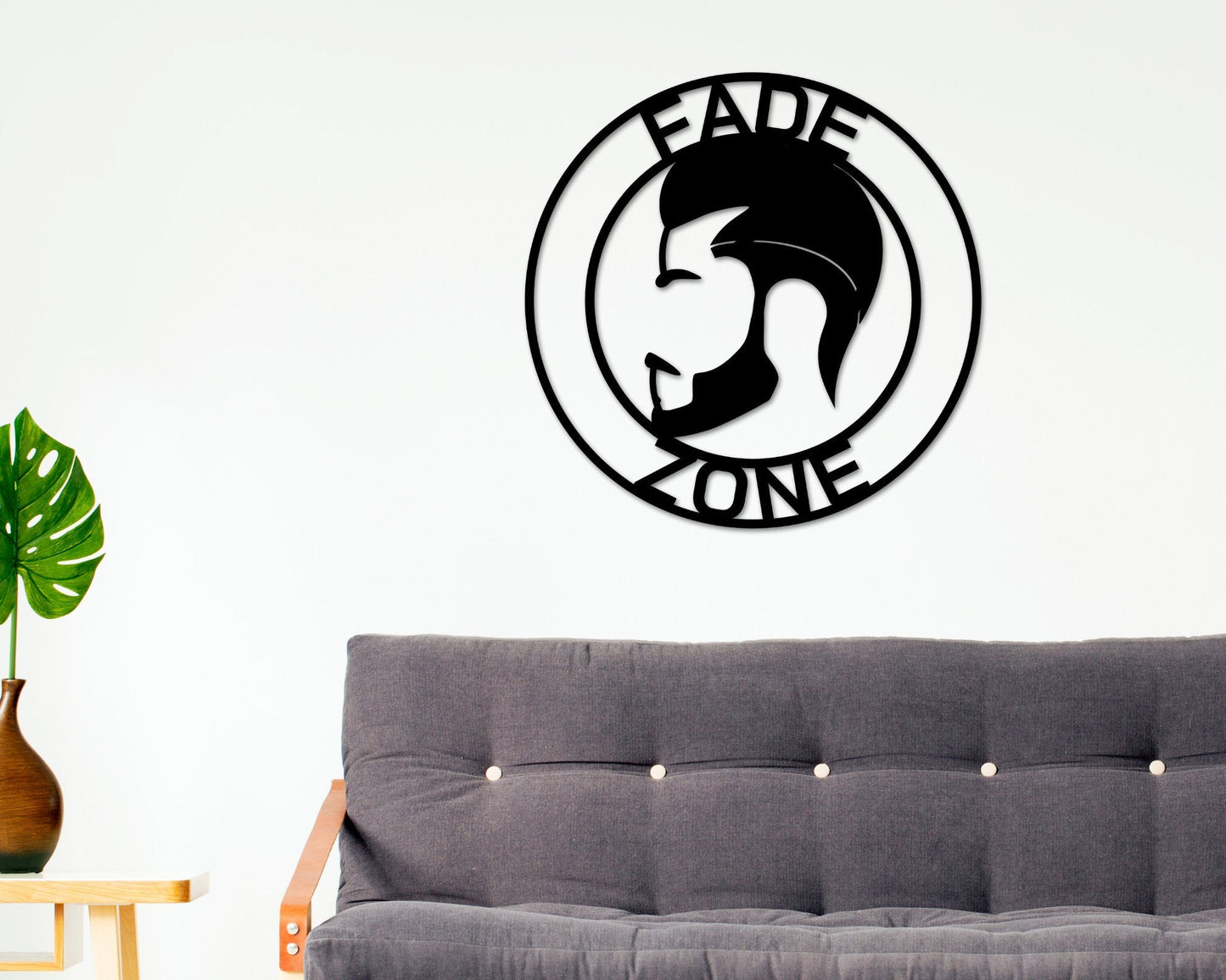 Barber Shop Sign - Personalized Barber Sign - Men's Barber Shop Decor - Custom Men's Hair Salon Shop Metal Sign