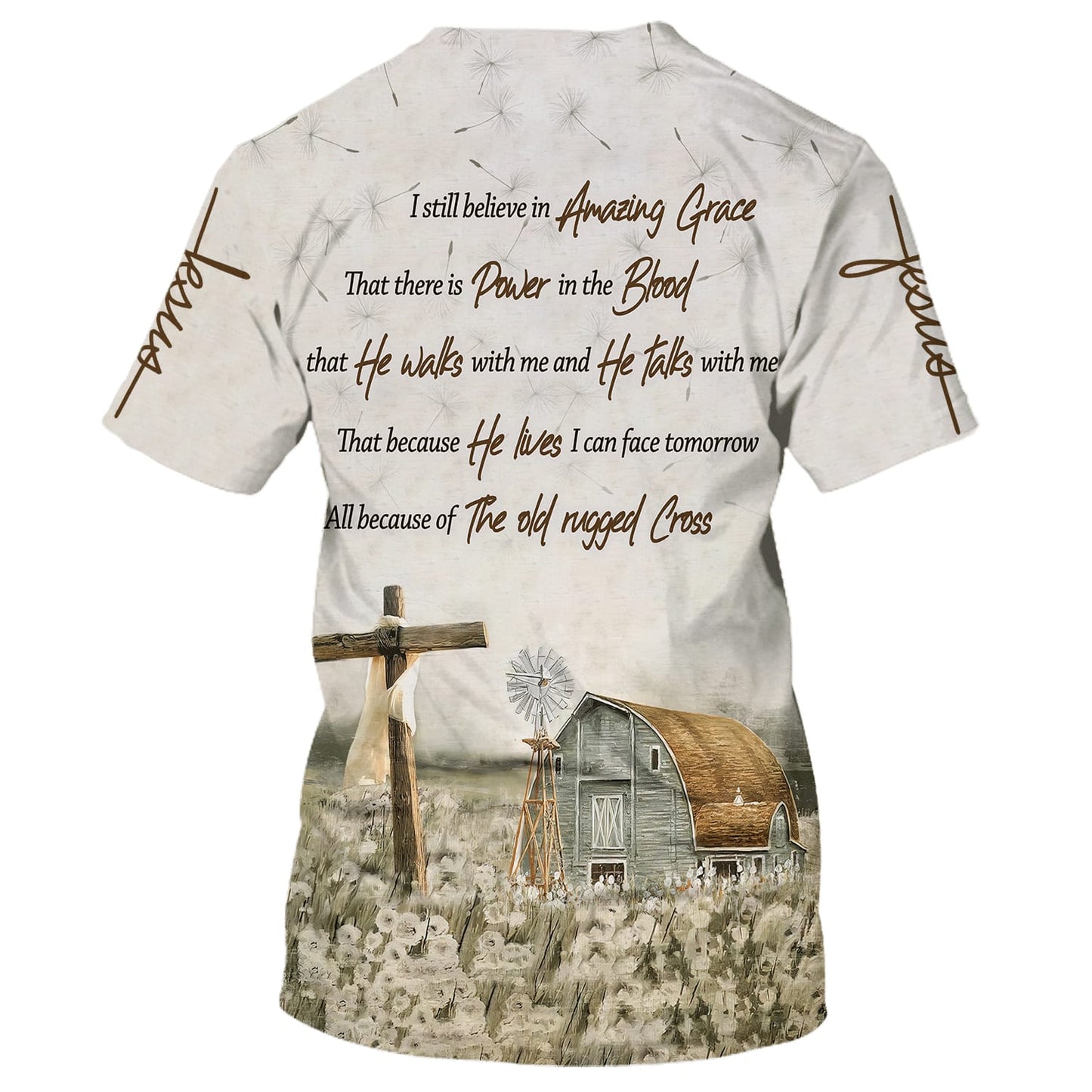 Barnhouse I Still Believe In Amazing Grace That 3D All Over Printed Shirt for Men and Women
