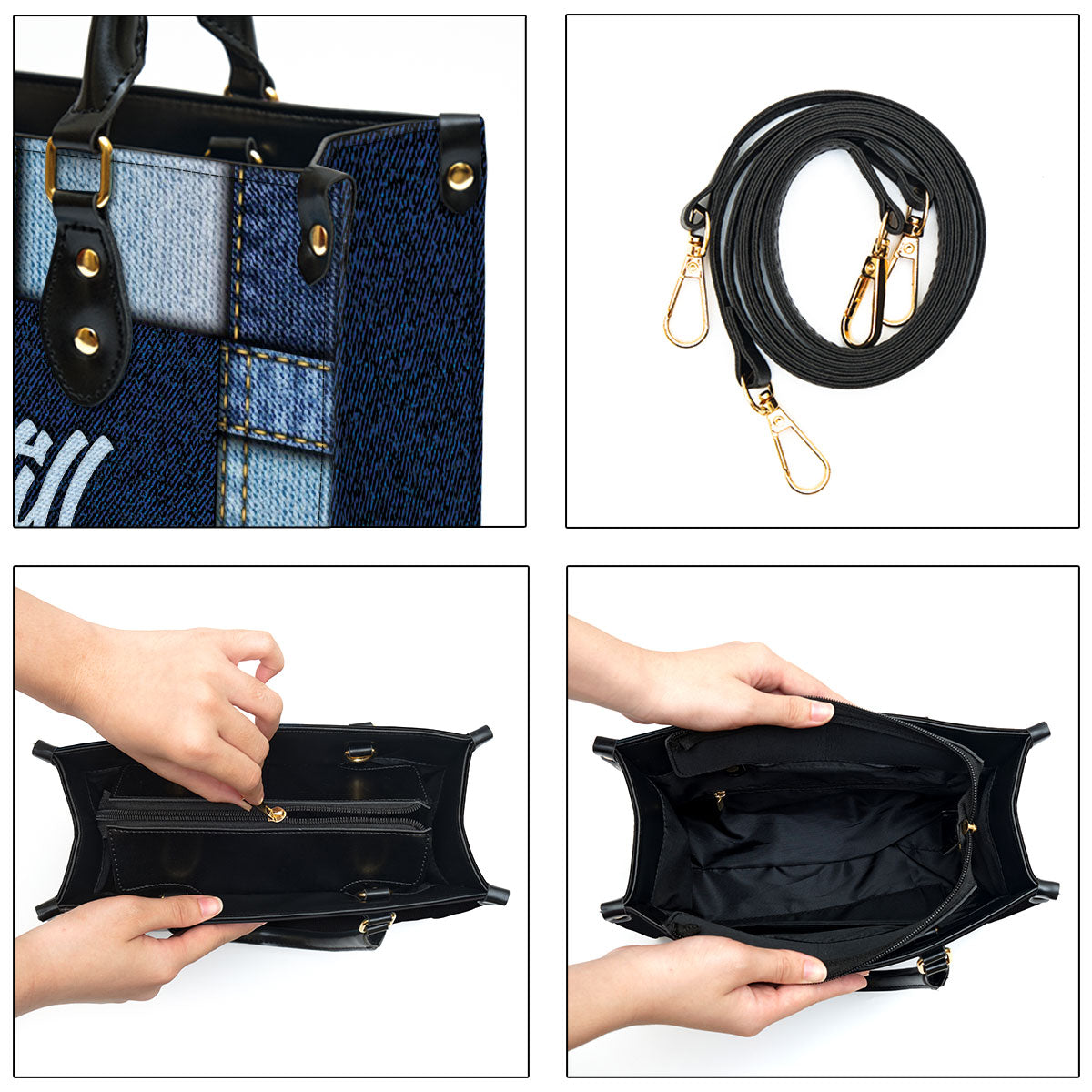 Be Still And Know That I Am God Christian Leather Handbag - Religious Gifts For Women