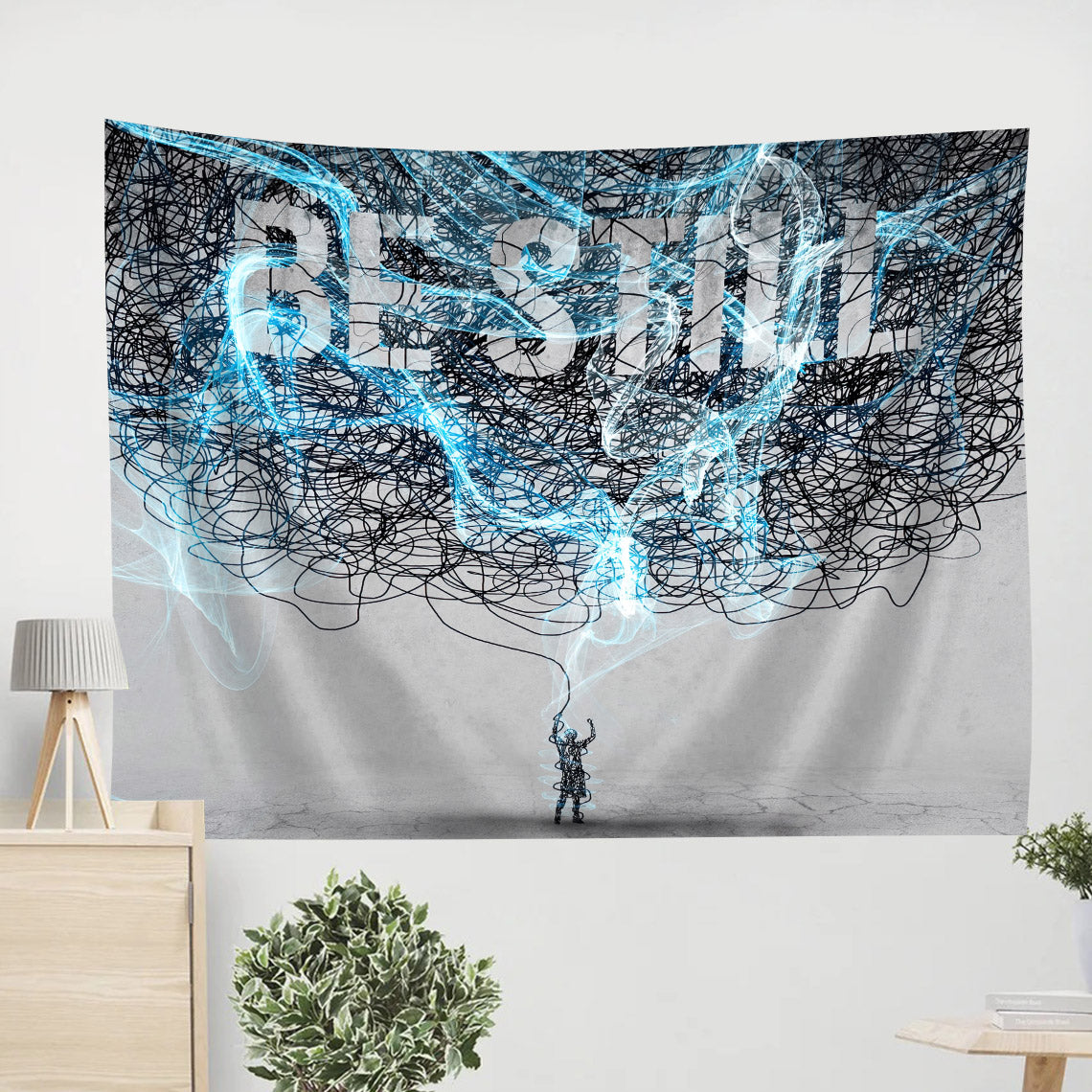 Be Still, And Know That I Am God Psalm 46 10 - Christian Wall Tapestry - God Tapestry - Tapestry Wall Hanging