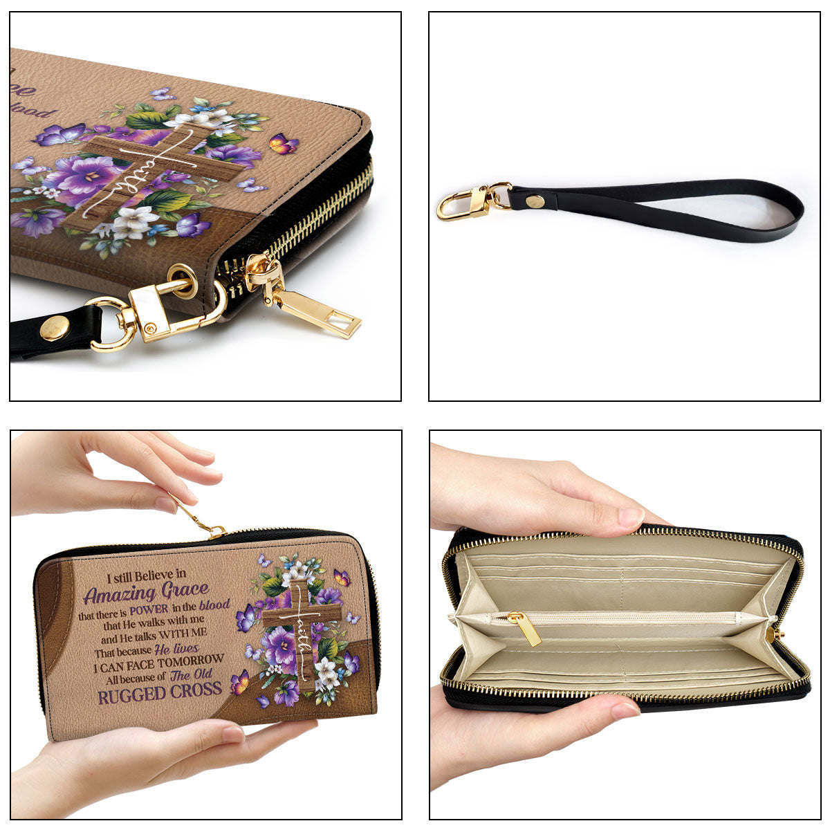 Beautiful Clutch Purse - I Still Believe In Amazing Grace Clutch Purse - Women Clutch Purse