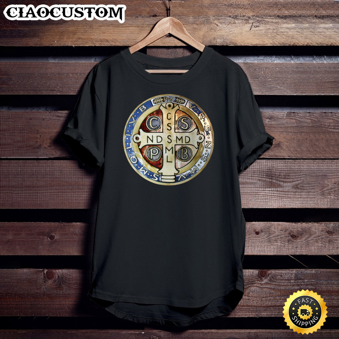 Benedict Christian Sacramental Medal Shirt - Christian Shirt