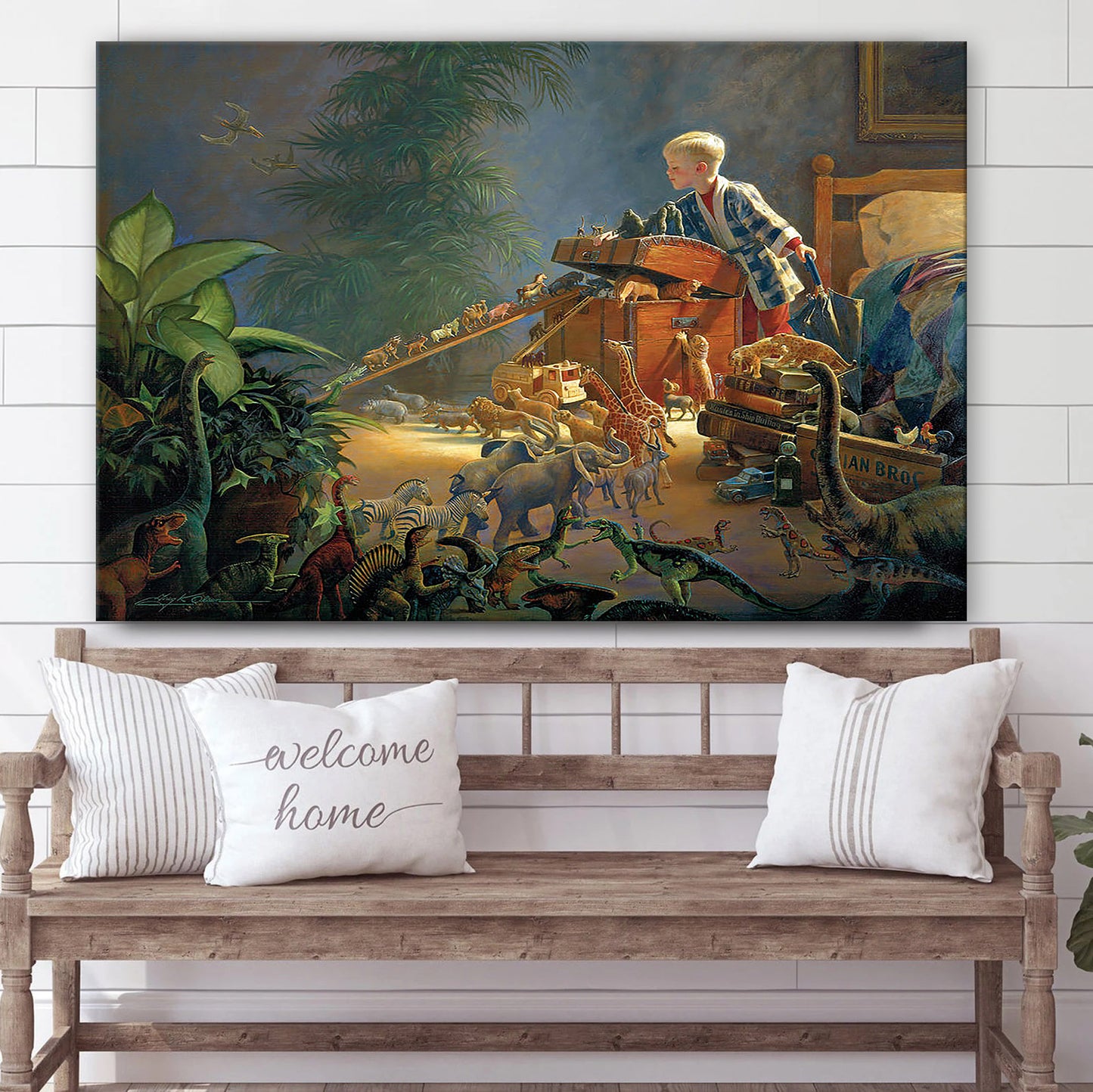 Bon Voyage Canvas Pictures - Jesus Canvas Pictures - Christian Wall Art