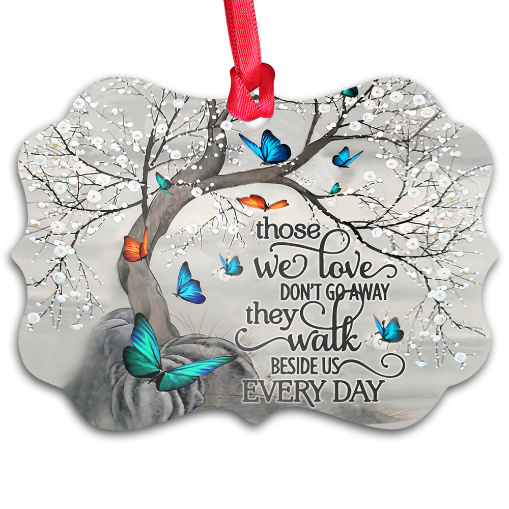 Butterfly Memorial Ornament - Christmas Ornament - Ciaocustom