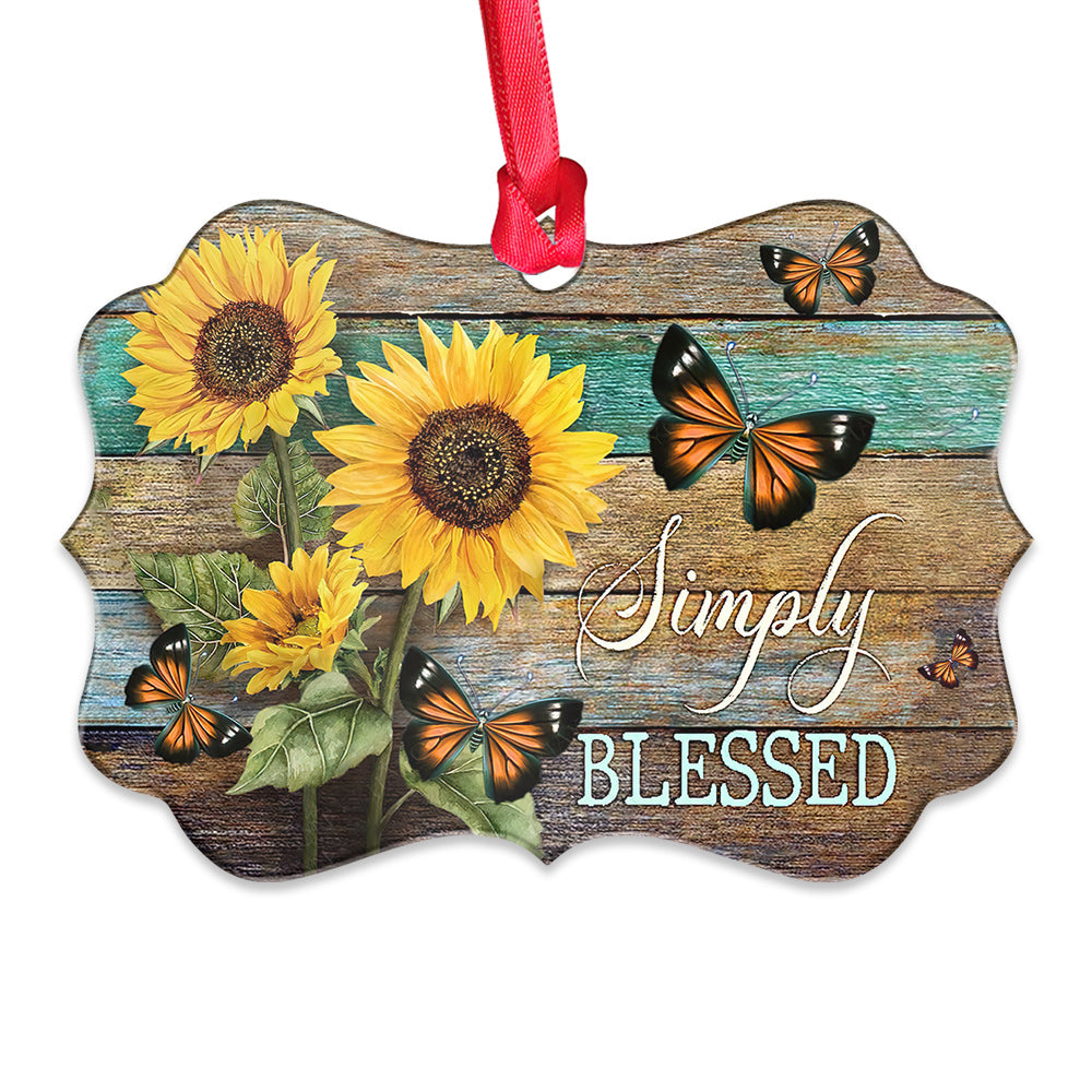 Butterfly Metal Ornament - Christmas Ornament - Christmas Gift