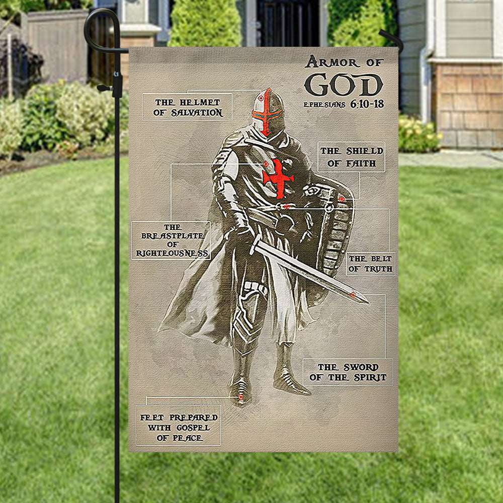 Armor Of God Flag - Christian's Flag - Garden Decor - Christian Gift - Ciaocustom