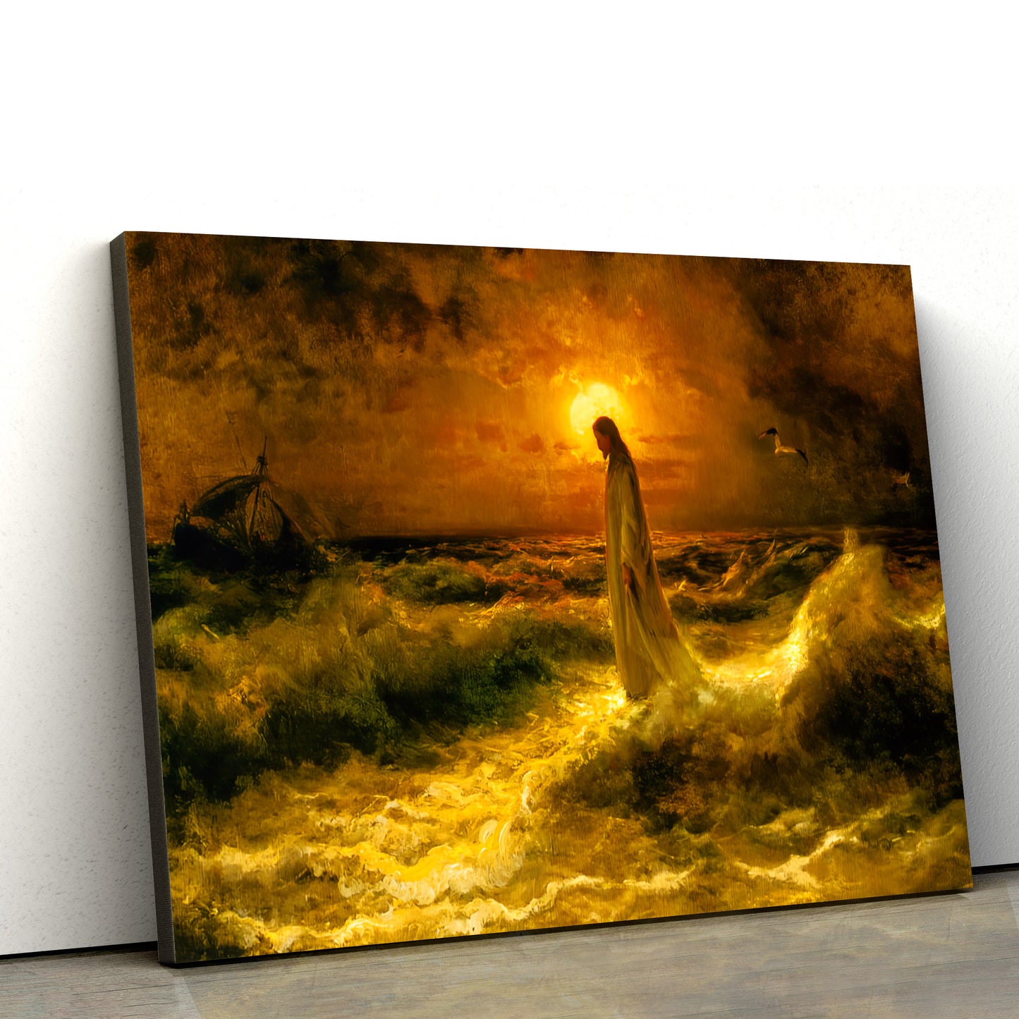Christ Walking On The Waters Wall Art - Ciaocustom