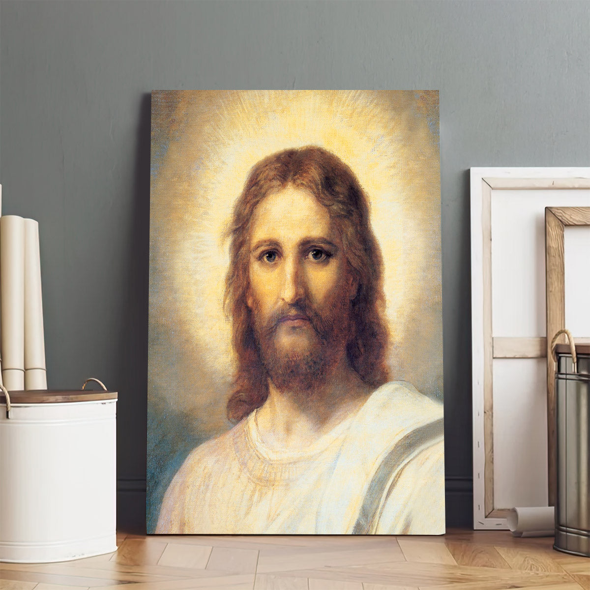 Christ's Image Canvas Pictures - Religious Wall Art Canvas - Christian Paintings For Home