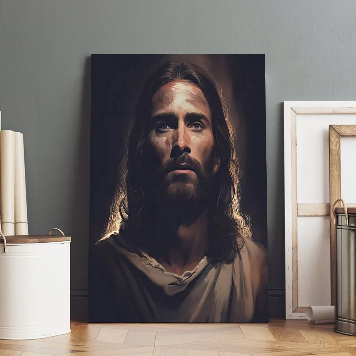 Christian Art Jesus Christ Jesus Face Jesus Portrait Jesus - Jesus Canvas Art - Christian Wall Canvas