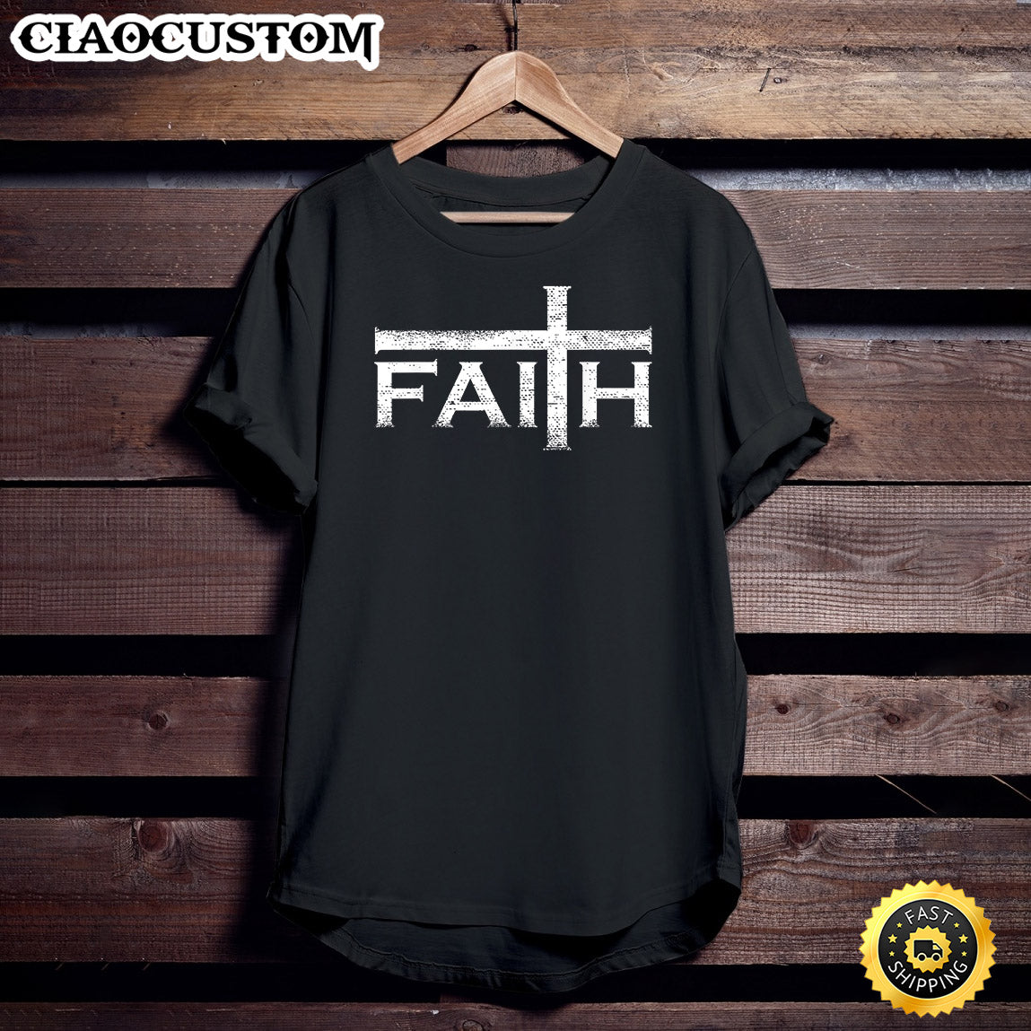 Christian Faith And Cross Jesus Believer Gift For Men Women T-Shirt - Christian Shirt