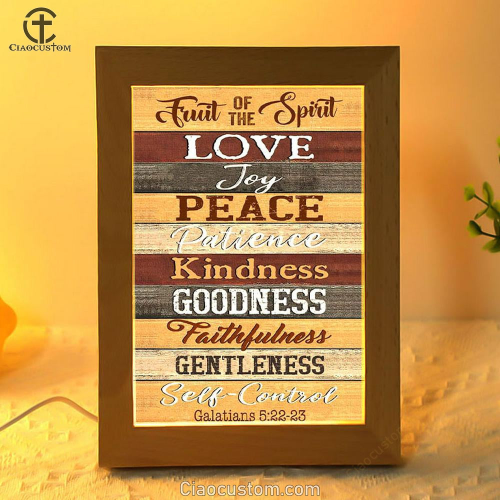 Christian Galatians 522 23 Fruit Of The Spirit Frame Lamp Prints Bib Christian galatians 522 23 fruit of the spirit frame lamp prints bib