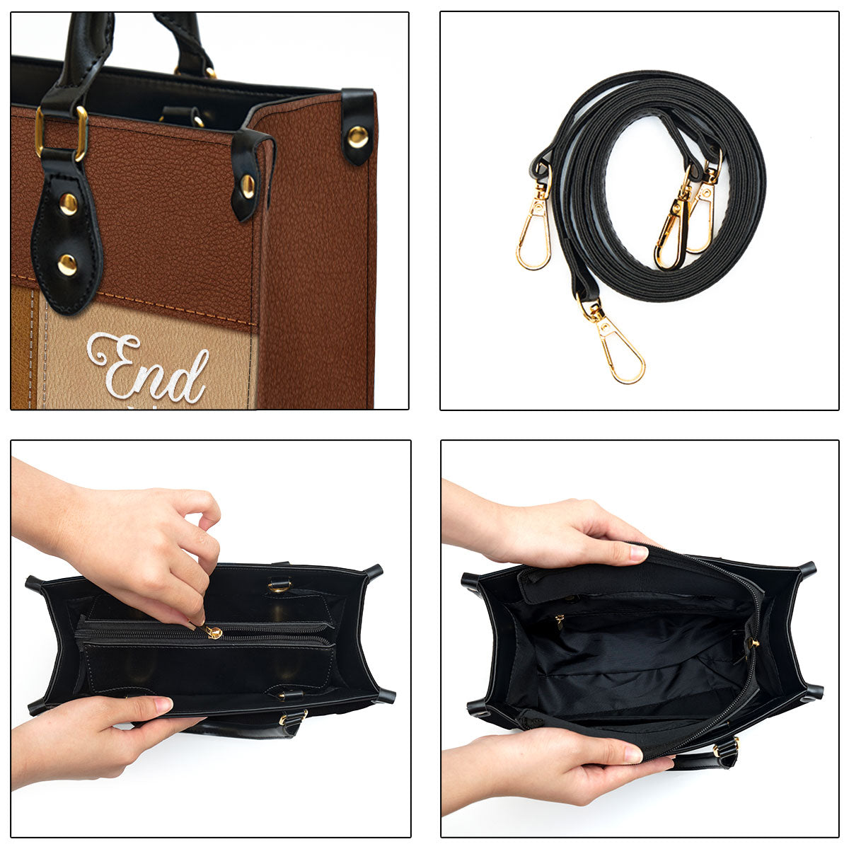 Christian Leather Handbag - Today‘s Goals Start With God Leather Bag - Religious Gifts For Women