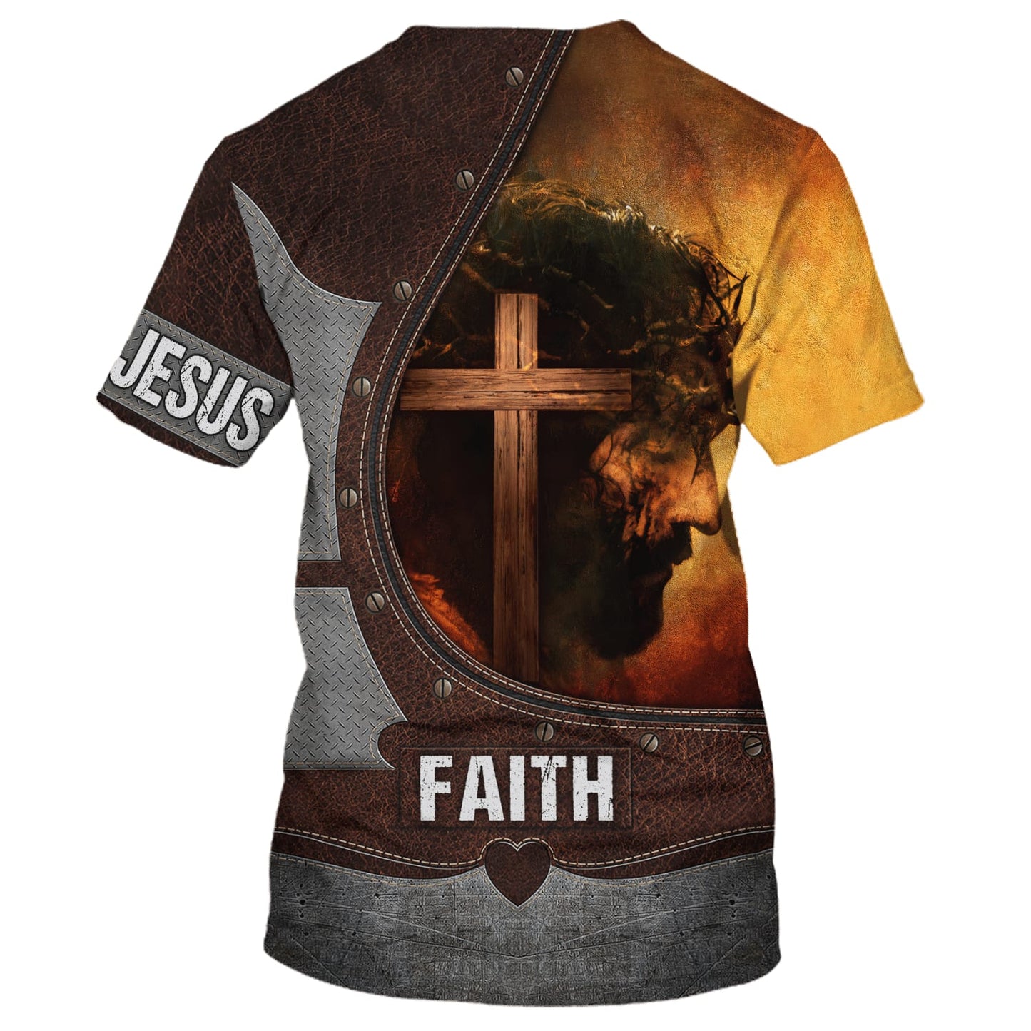 Christian Wooden Cross Love Jesus Faith 3d Shirts - Christian T Shirts For Men And Women