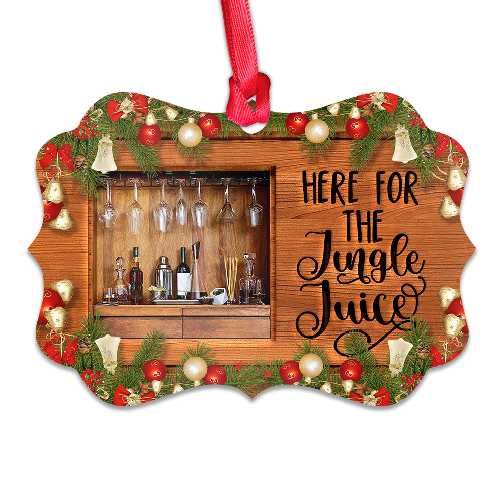 Christmas Gift Here For The Jingle Juice Ornament - Christmas Ornament - Ciaocustom