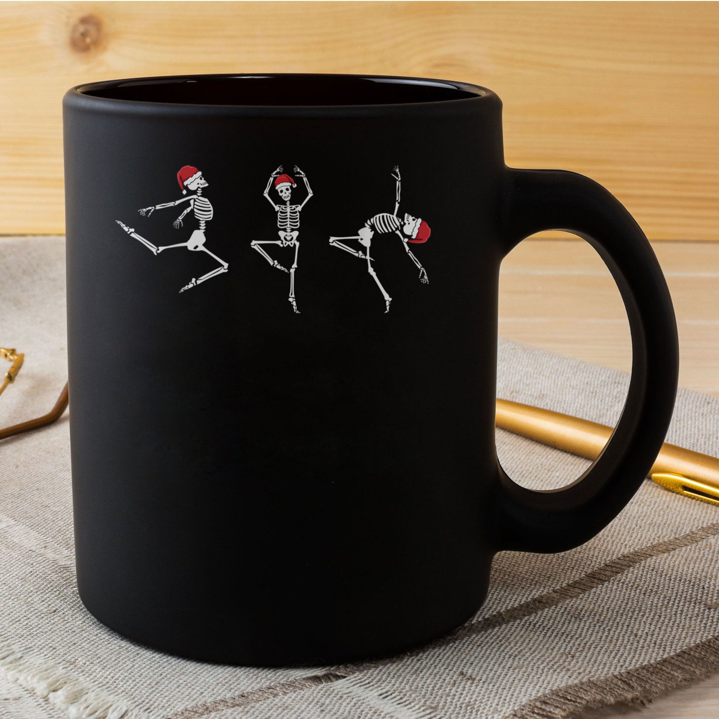 Christmas Skeletons Ballerina Skeletons Ballet Skeletons Mug