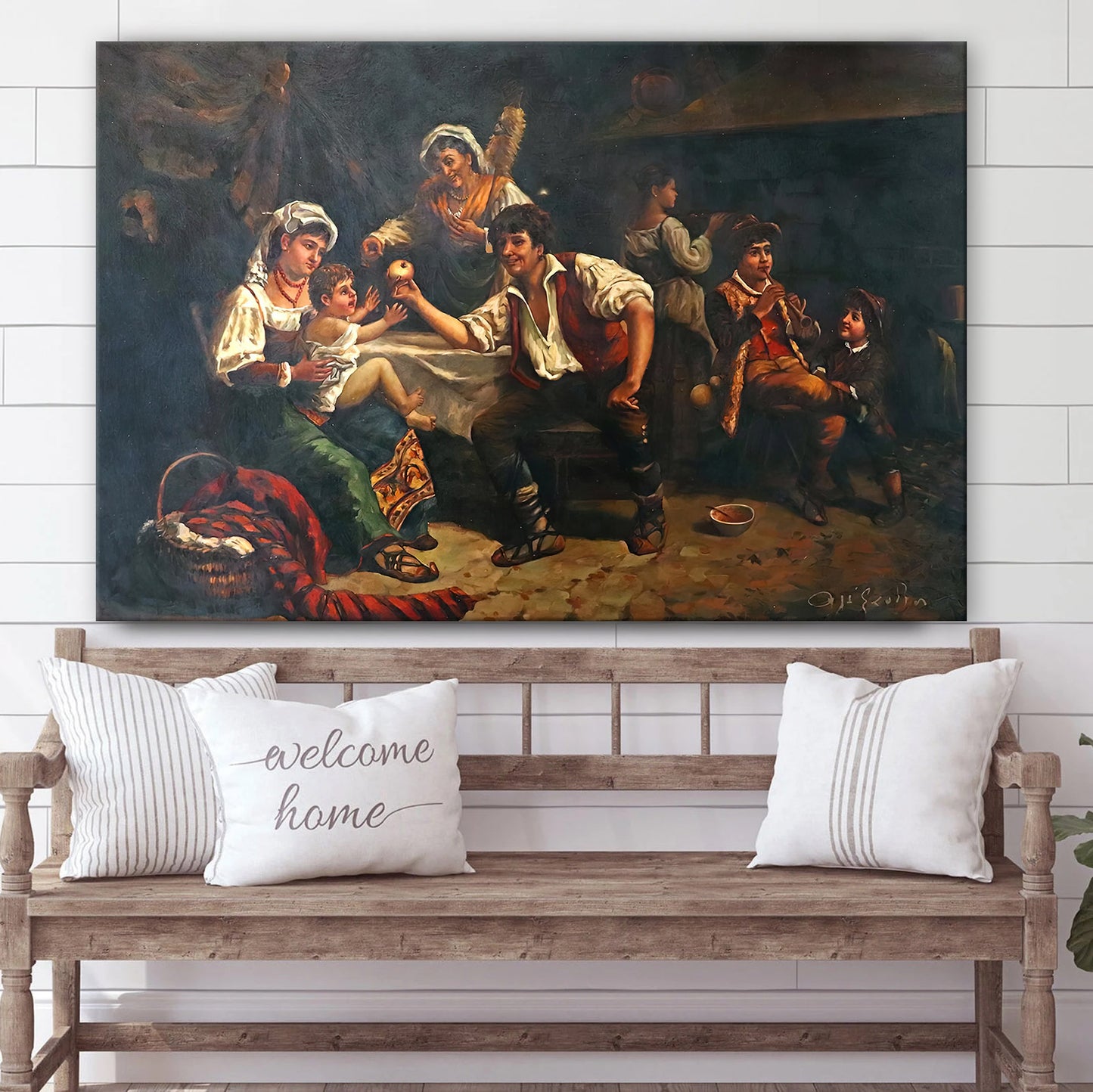 Clasic Oil Painting Canvas Wall Art - Canvas Wall Decor - Home Decor Living Room - Painting For Collectors Original