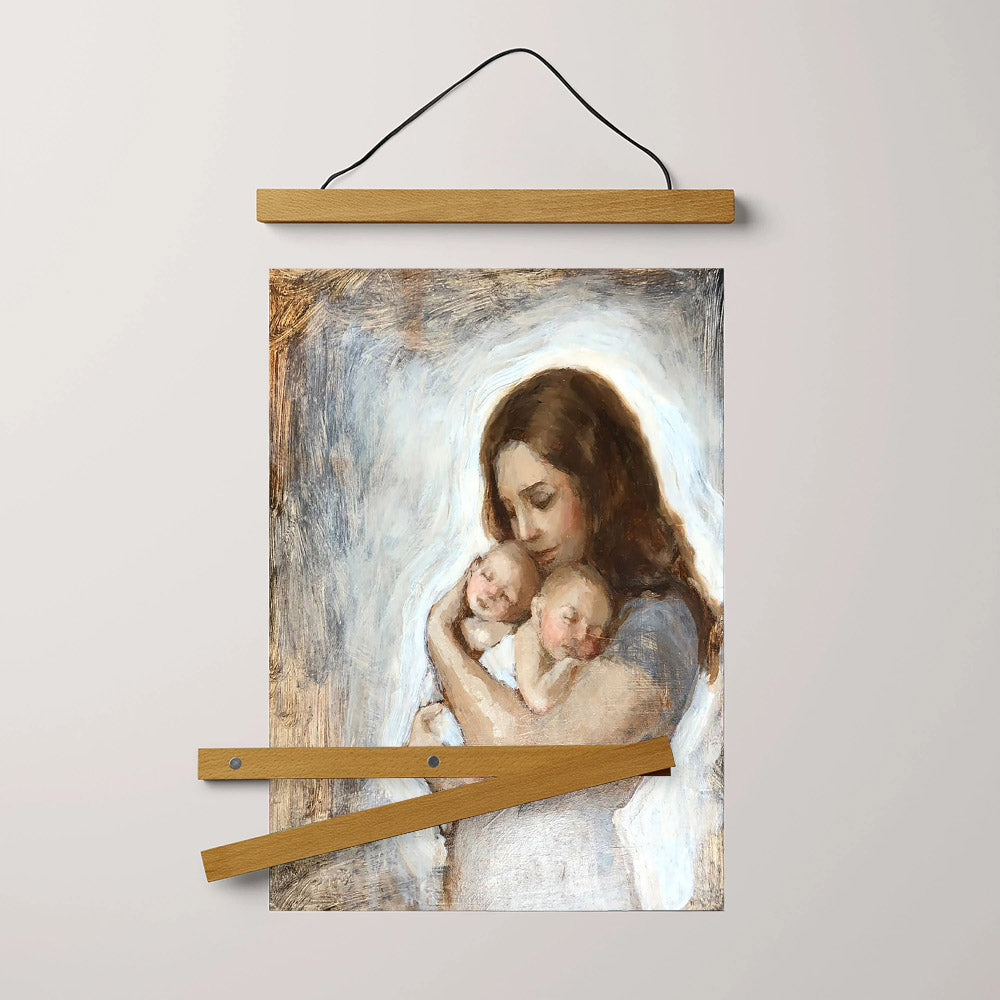 Close To My Heart Hanging Canvas Wall Art - Gift For Mom - Religious Canvas