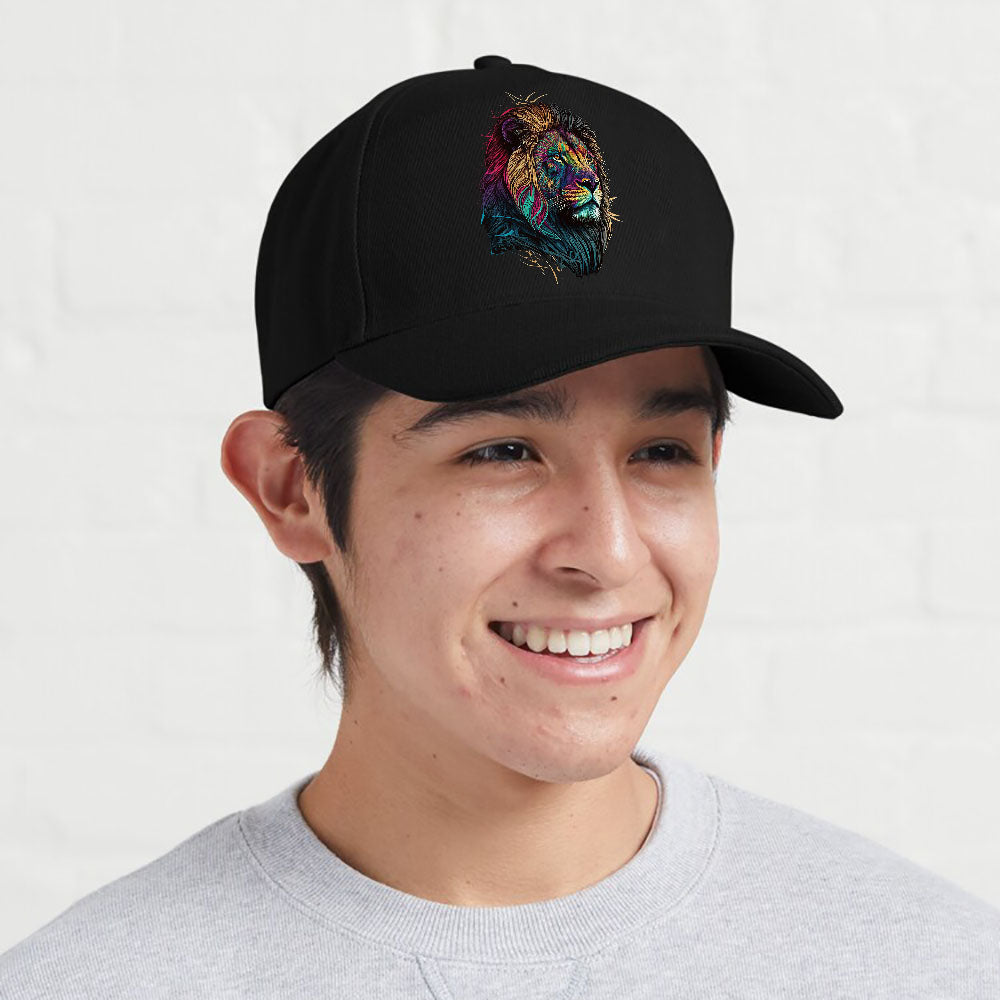 Colorful Lion Eye Catching Cap