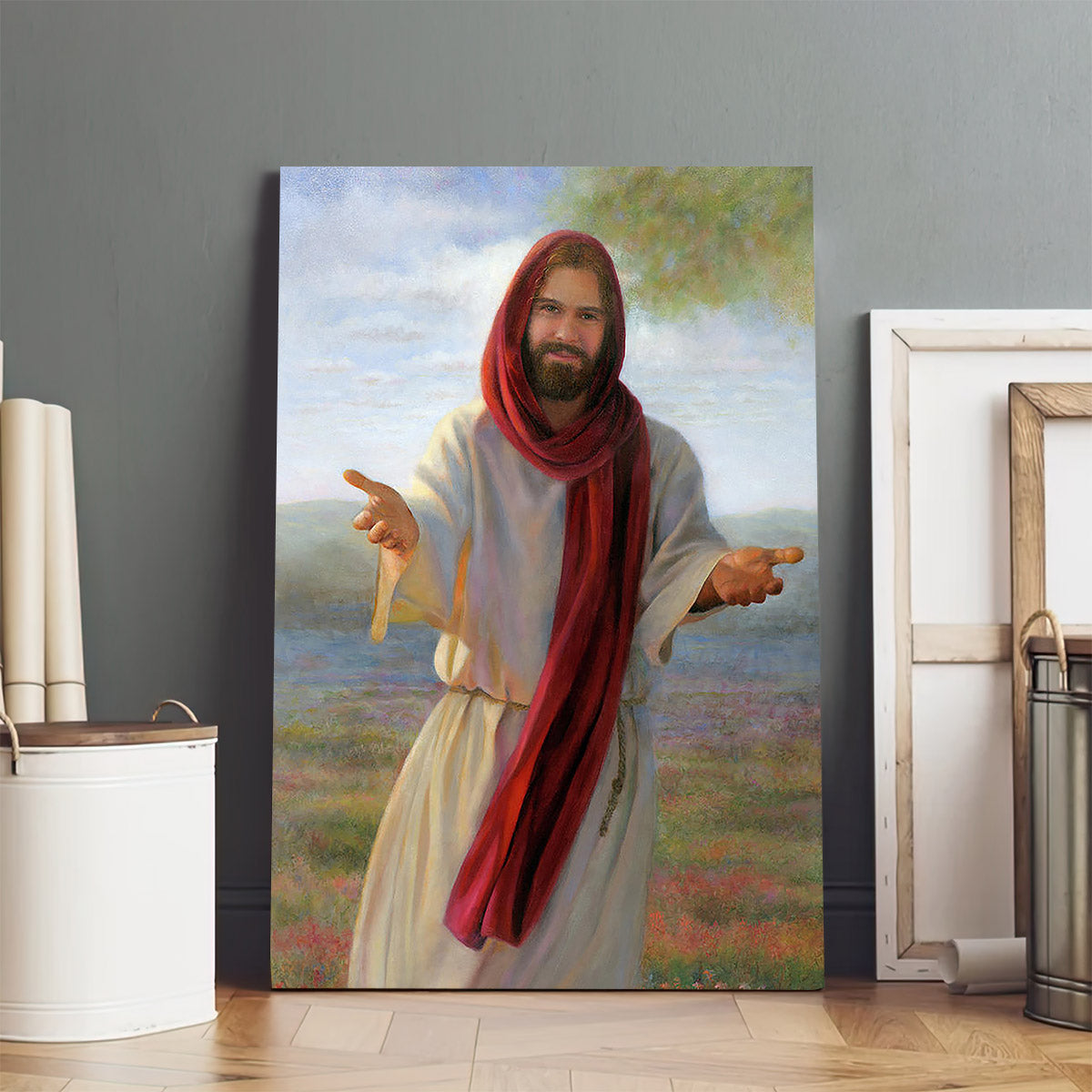 Come Unto Me Jesus Canvas Wall Art - Jesus Canvas Pictures - Christian Wall Art