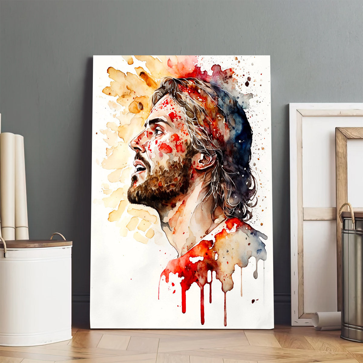 Covered By The Blood Of Jesus Christian Wall Art - Jesus Christ Canvas - Christian Wall Art