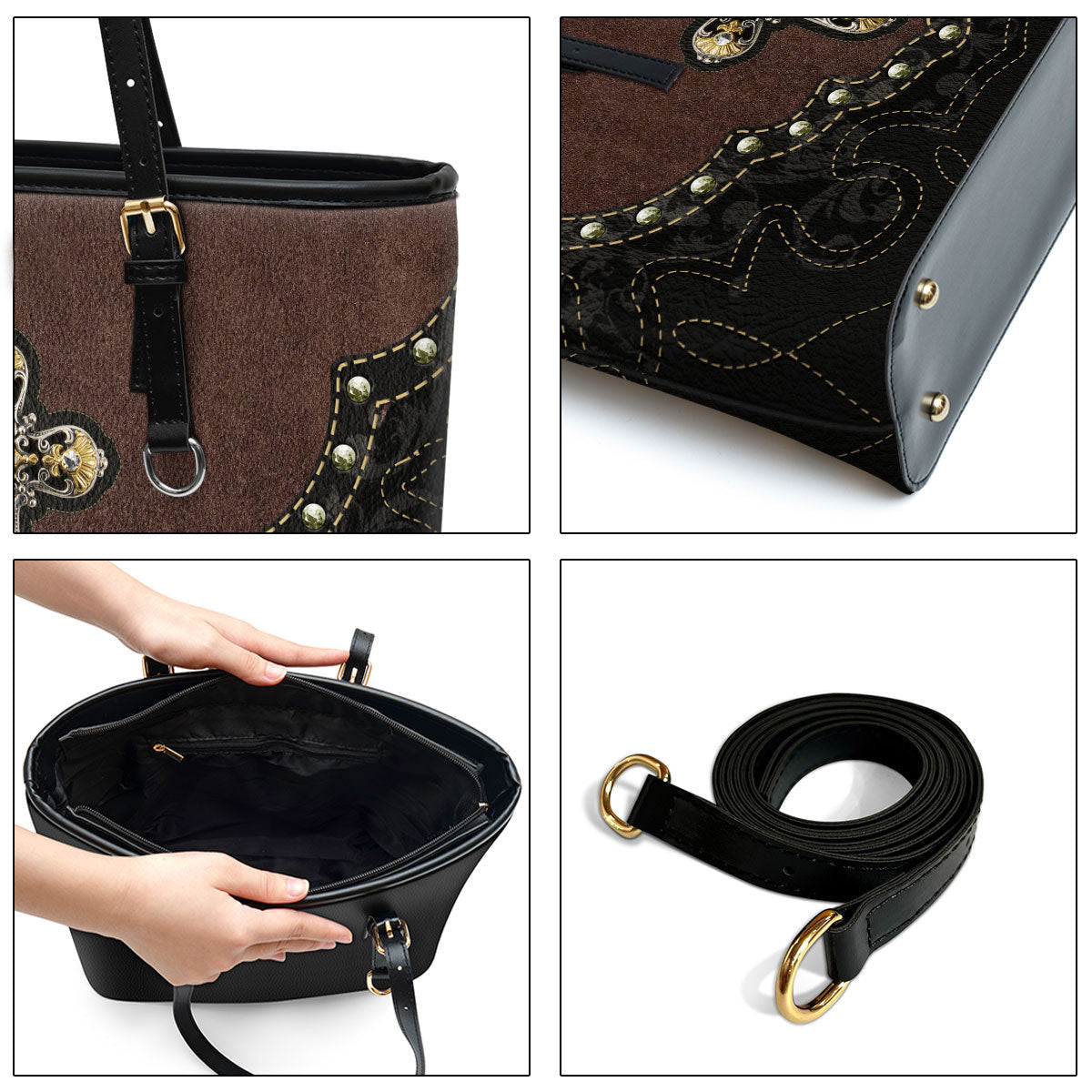 Cross Large Pu Leather Tote Bag For Women - Mom Gifts For Mothers Day