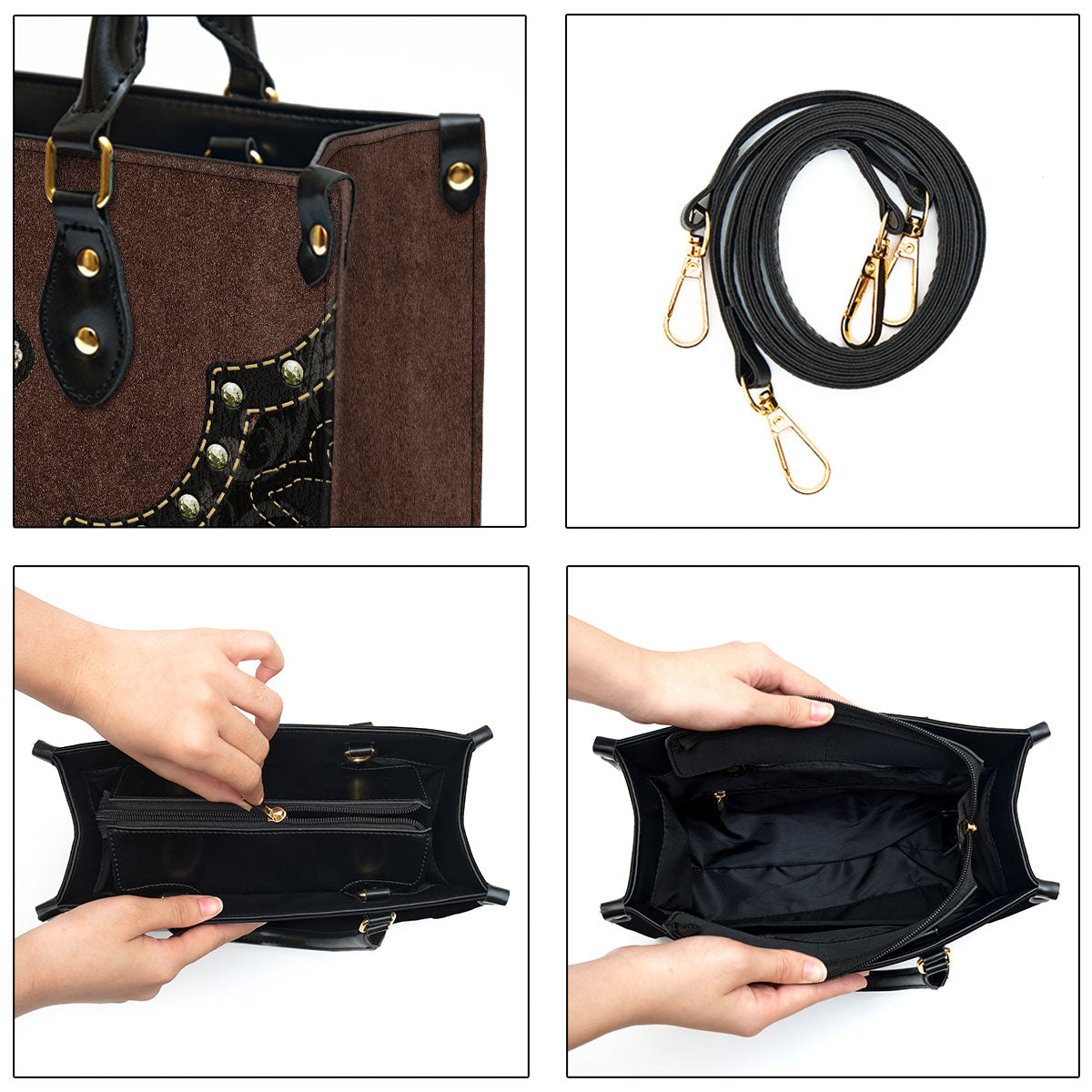 Cross Leather Handbag 2 - Religious Gifts For Women - Women Pu Leather Bag