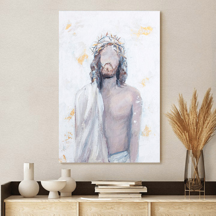 Crown of Thorns Canvas Wrap Print with Mirrored Edges - Religious Posters - Wall Decorator