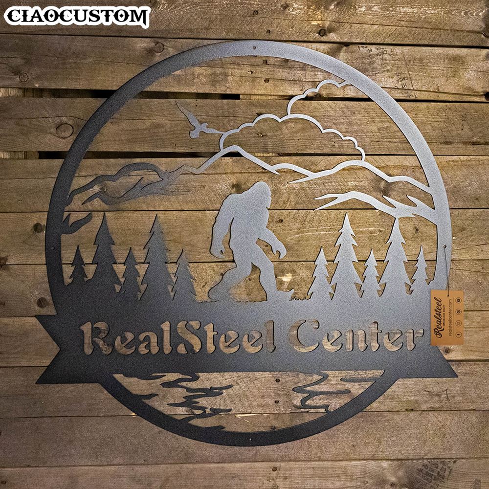 Custom Bigfoot Metal Wall Art - Bigfoot Monogram - Bigfoot Metal Sign - Bigfoot Gifts