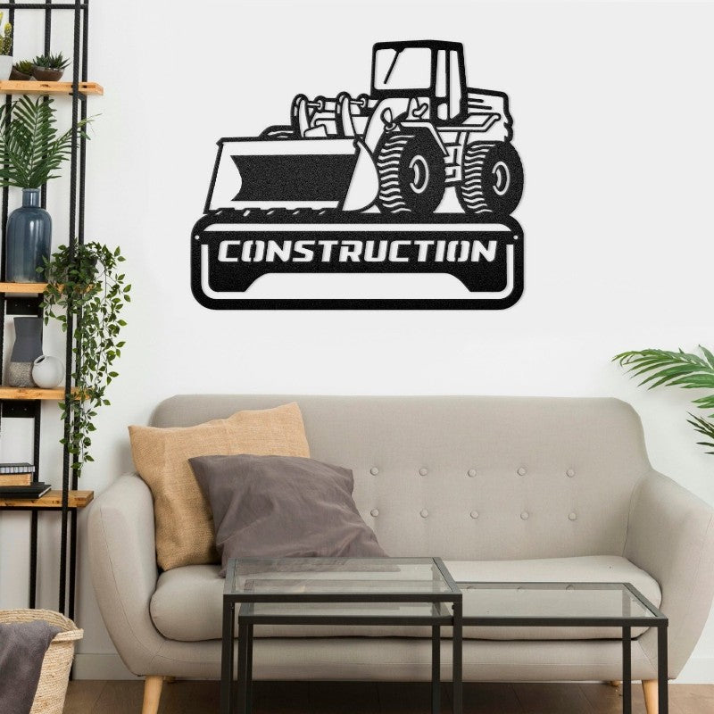 Custom Construction Machines Vehicle Metal Sign - Metal Decor Wall Art - Heavy Equipment Operator Gifts