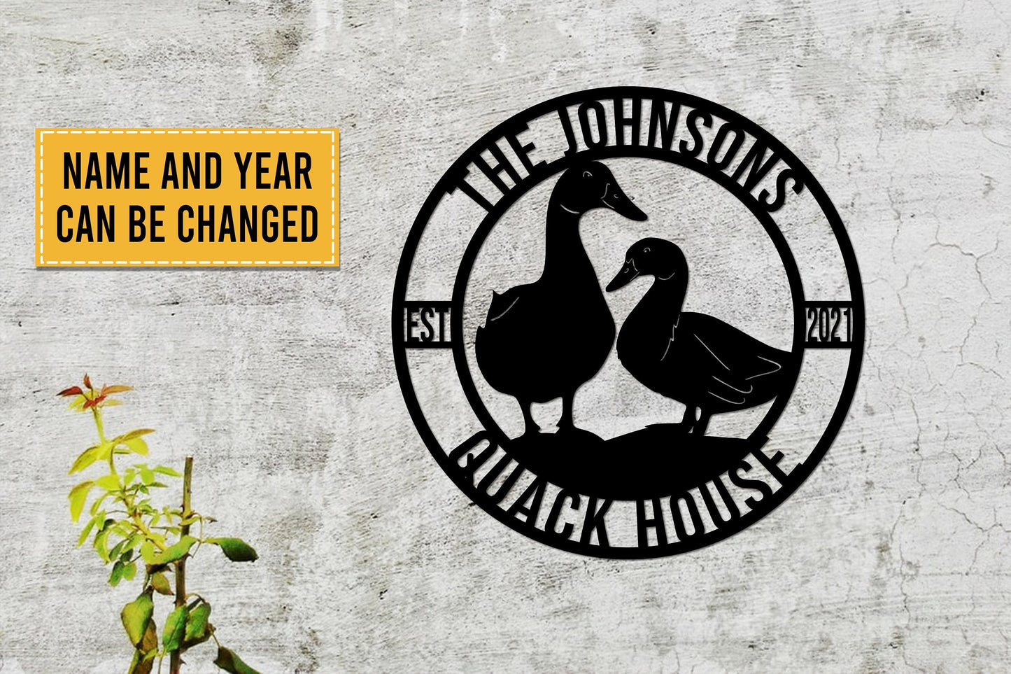 Custom Duck Quack House Metal Signs Quack House Sign Duck Farm Metal Sign Metal Farm Sign Duck Coop Duck House Farmhouse Decor