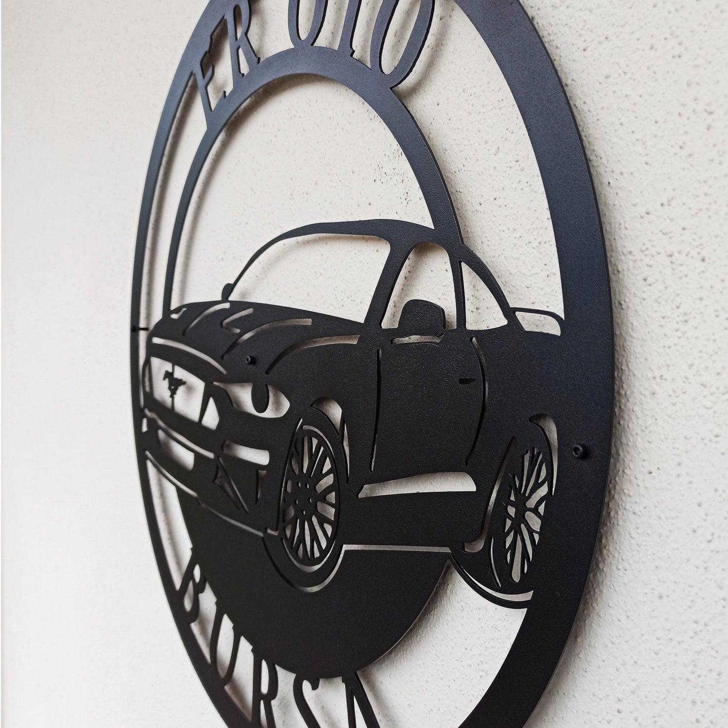 Custom Ford Mustang Metal Sign - Garage Decorations - Car Sign - Metal Car Garage Wall Art - Cut Metal Sign